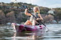 The Feelfree Moken 10 Lite shown being paddled in calm waters