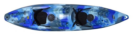 Gemini Double kayak with deluxe seats in ocean camo