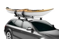 The Thule Hullavator Pro 898 carriers up to one kayak