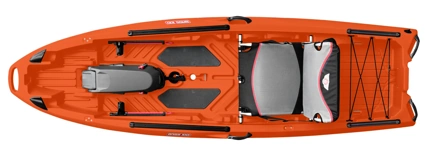 jonny boats bass high visibility orange colour