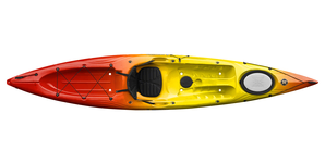 Perception Triumph 13 touring or fishing kayak in Sunset colour