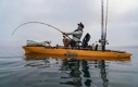 Cathcing a fish from the Hobie Pro Angler 14