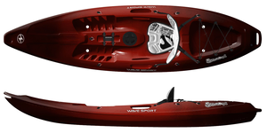 Wave Sport Scooter X UK made sit on kayak - Cherry Bomb Colour