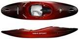 Wavesport Diesel 80 in Cherry Bomb with WhiteOut outfitting