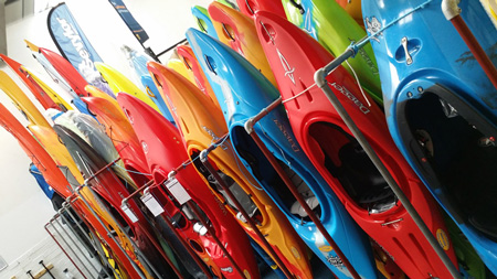 White Water & Crossover Kayaks In-Store