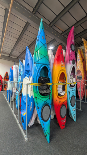 Wide range of kayaks