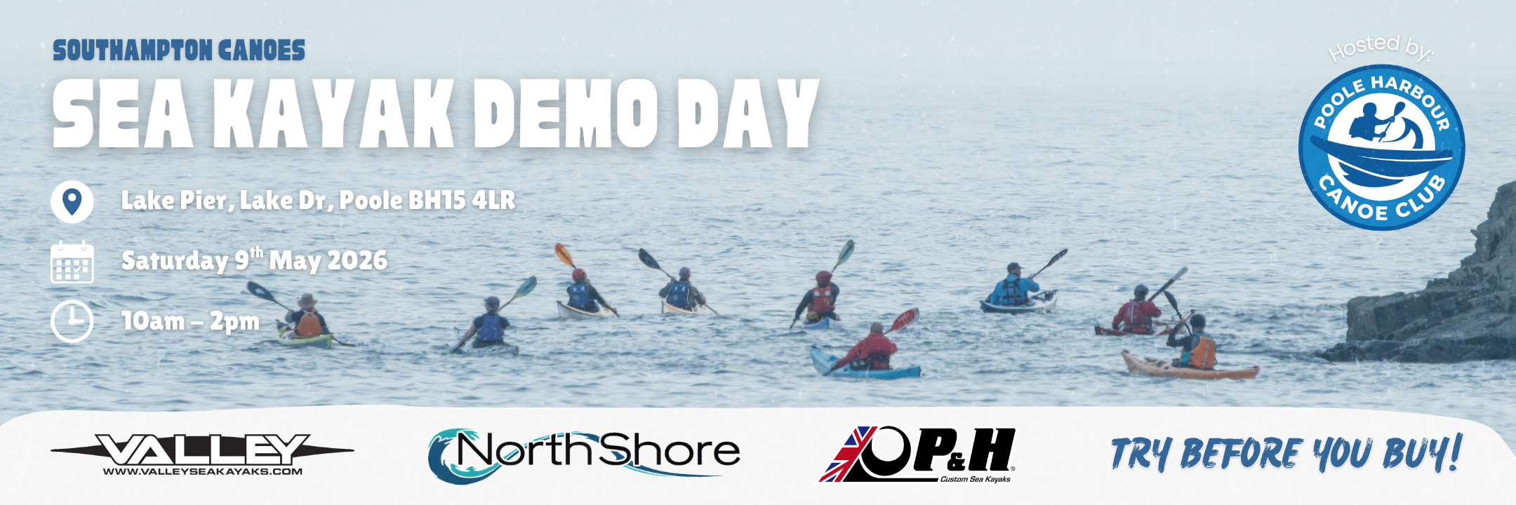 Demo Day Sea Kayaks - Southampton Canoes