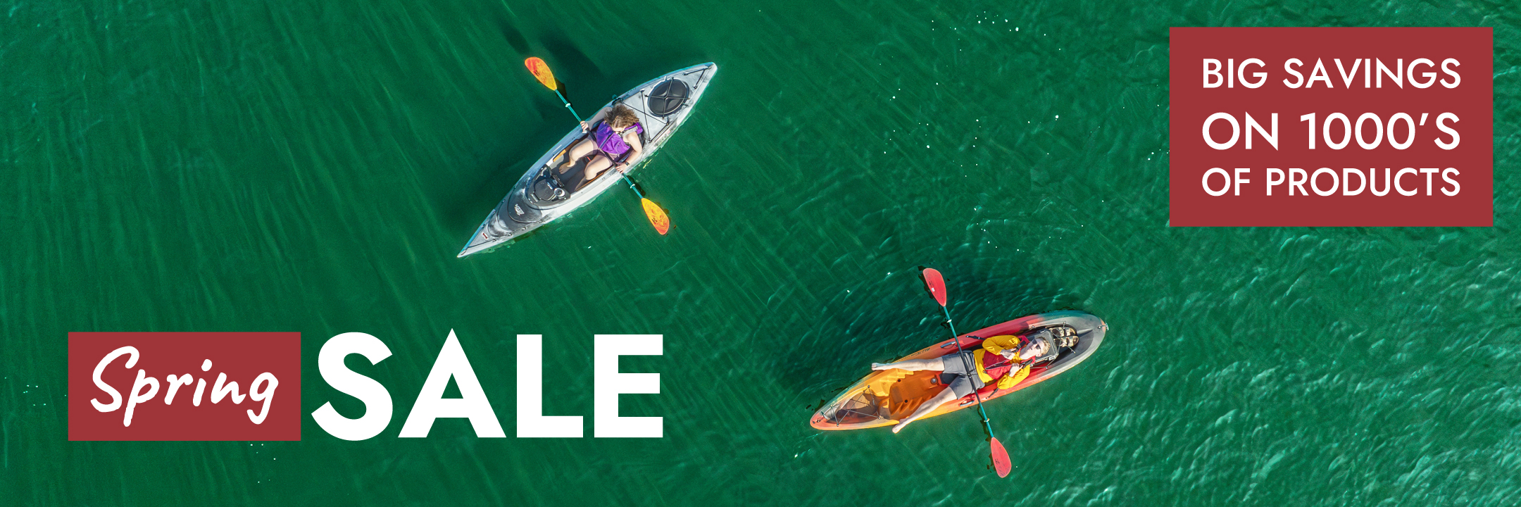 Canoe & Kayak Spring Sale Now On
