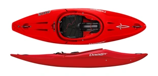 Axiom 6.9 childs whitewater kayak in red