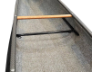 Foot brace for open canoes in carbon