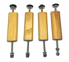 Varnished Wooden seat hanging kit