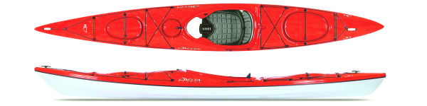 Cherry Red Colour - Delta Kayaks 14
