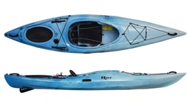 Riot Edge 11 Stable Recreational Touring Kayak With Drop-down Skeg