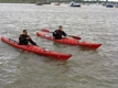 Paddling the Perception Essence sea kayaks