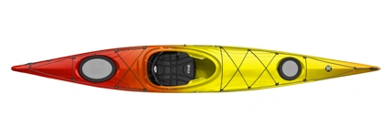 Perception Expression 14 and 15 fun kayaks to paddle in Sunset