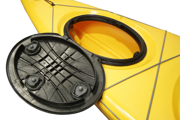 The Large Stern Storage Compartment on the Feelfree Aventura 125 V2