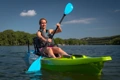 The Feelfree Flash PD pedal kayak shown being paddled