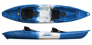 FeelFree Gemini Sport - Double Sit On Top Kayak fitted with Optional Deluxe Seats and Fishing Rod Holders
