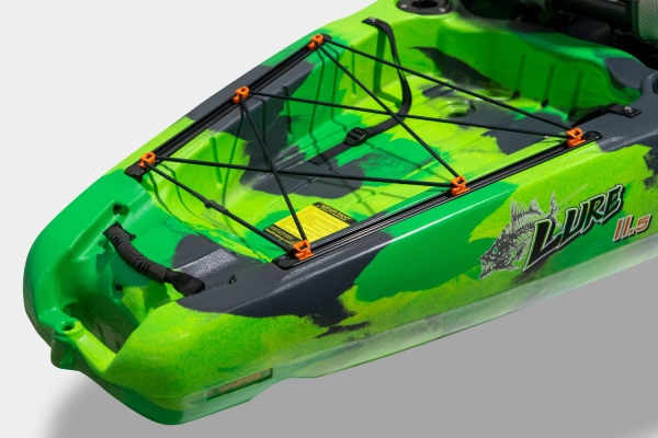 The Stern Storage & Grab Handle on the Feelfree Lure 11.5 V2 fishing kayak