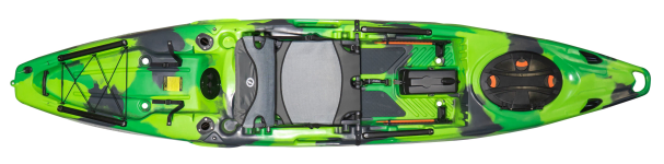 Feelfree Moken 12.5 Angler Green Flash fishing kayaks