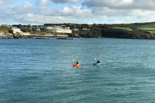 The Feelfree Roamer 1 shown paddling along the British coastline