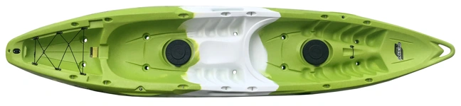 Feelfree Gemini double touring kayak Lime White Lime