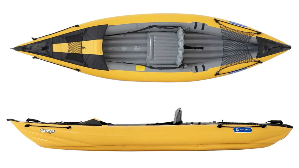 Caleya Inflatable 1 Person Kayak with spray shield