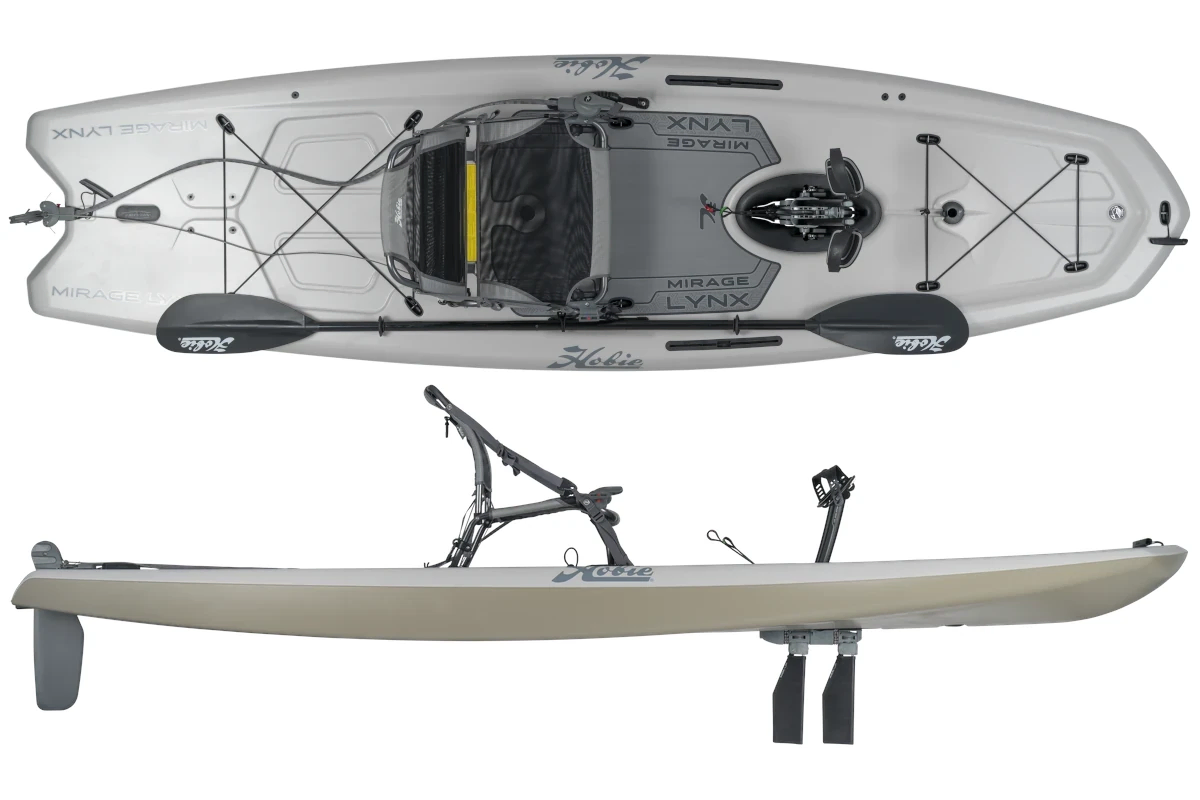Lynx with MirageDrive 180 with Kick-up Fins