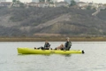 Adult and Child on the Hobie Oasis double pedal kayak