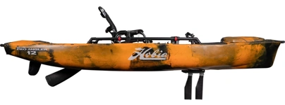Hobie Pro Angler 12 with Mirage Drive 180 with Kick Up Turbo Fins