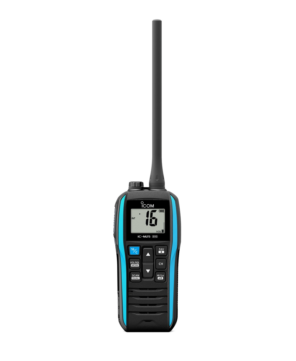 ICOM M25 Evo VHF Radio for Canoeing and Kayaking