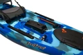 Cockpit area showing adjustable footpegs on the Feelfree Moken 10 Lite V2 Kayak