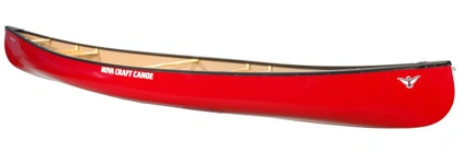 Nova Craft Prospector 17 Large Open Canoe Lightweight For Long Paddling Expeditions Red
