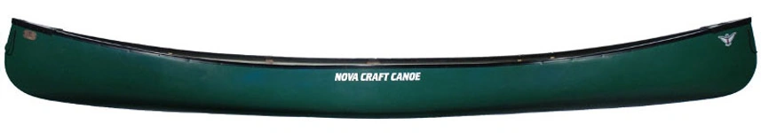 Nova Craft Prospector 17 SP3 The Toughest Largest Open Canoe For Families Green
