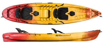 Old Town Ocean Kayak Malibu Two Tandem Kayaks