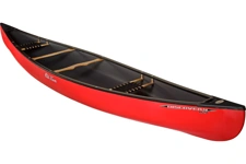 The Old Town Discovery 169 Canoe shown in the Red colour option