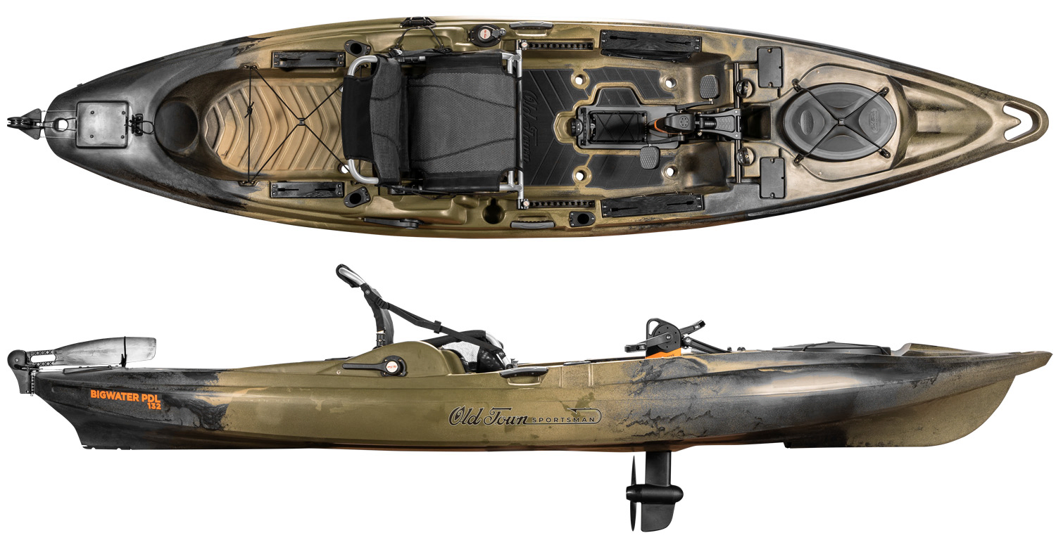 Old TownSportsman Bigwater PDL Fishing Kayak
