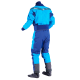 Back of the Azure / Navy Colour Palm Atom Dry Suit