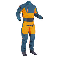 Pine/Tangelo - Palm Atom Men's Dry Suit - Front View