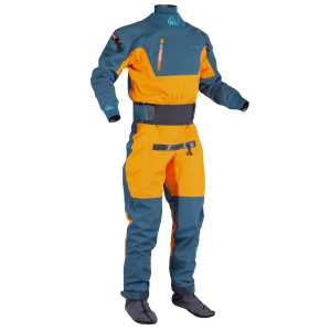 Pine/Tangelo - Palm Atom Men's Dry Suit - Front View