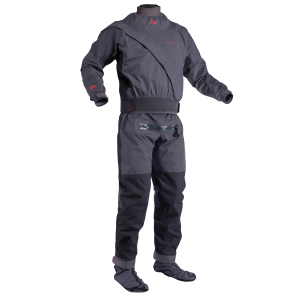 Jet Grey / Black Cascade Dry Suit by Palm