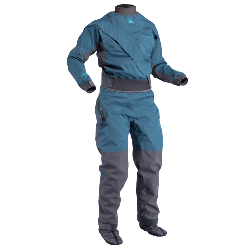 Pine / Grey Colour Cascade Womens Dry suit by Palm