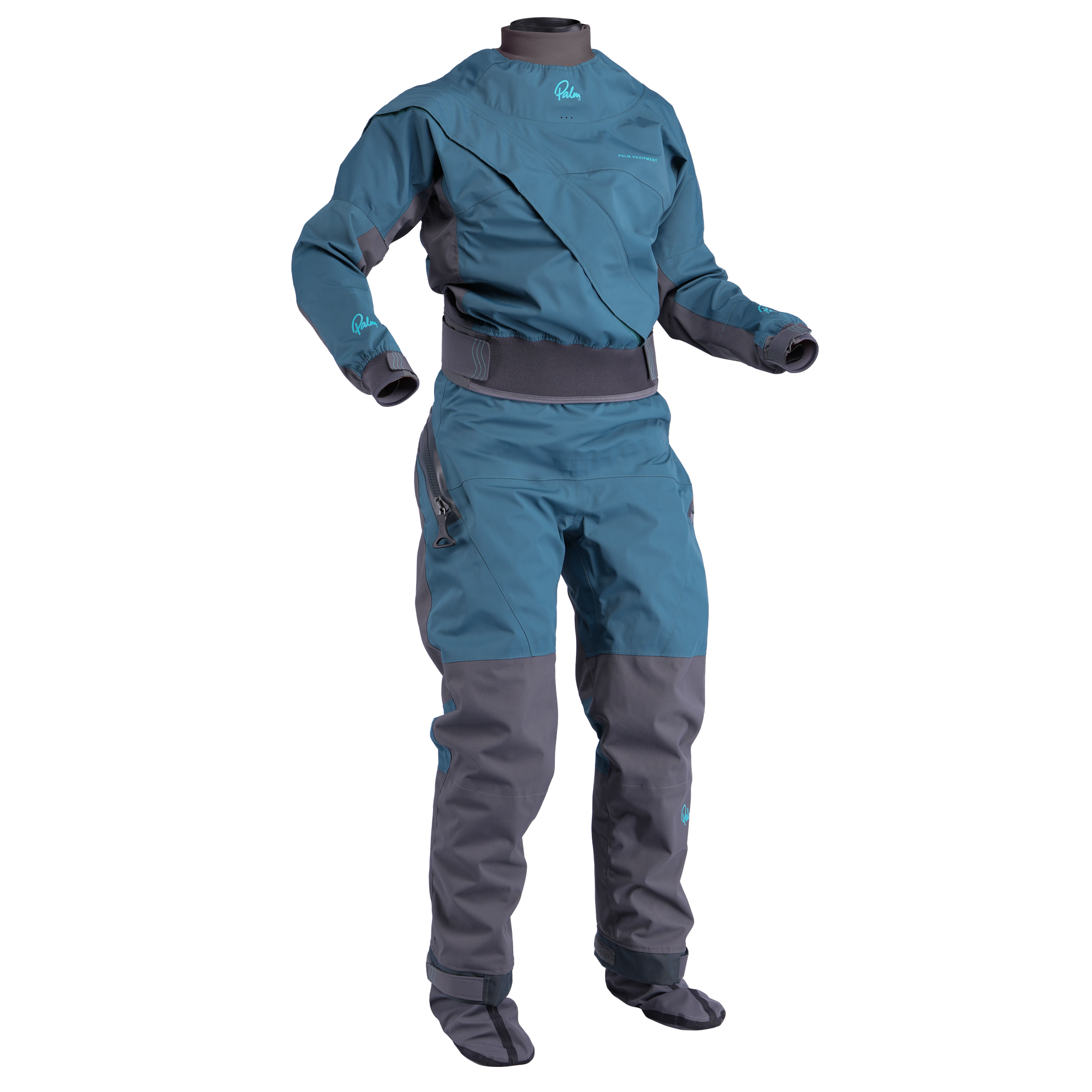 Pine / Grey Colour Cascade Womens Dry suit by Palm