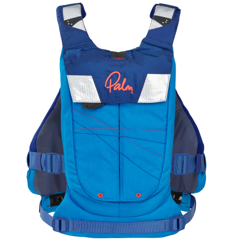 Kaikoura Azure / Navy Rear with Hydration Bladder Pocket