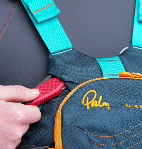 Knife Storage Pocket on the Palm Riff Rescue