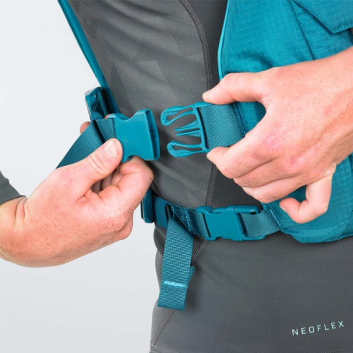 Side clips make the Solo Vest easy to don