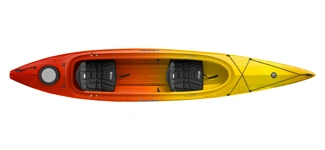 Perception Prodigy II two person open cockpit kayak - Sunset