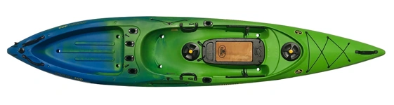 Viking Profish 400 green blue sea fishing kayak