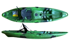 The Riot Escape 9 Kids Sit On Top Kayak in the Rush colour