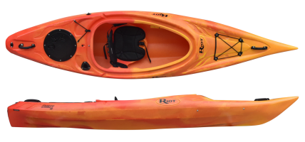 Riot Quest 10 open cockpit touring kayaks